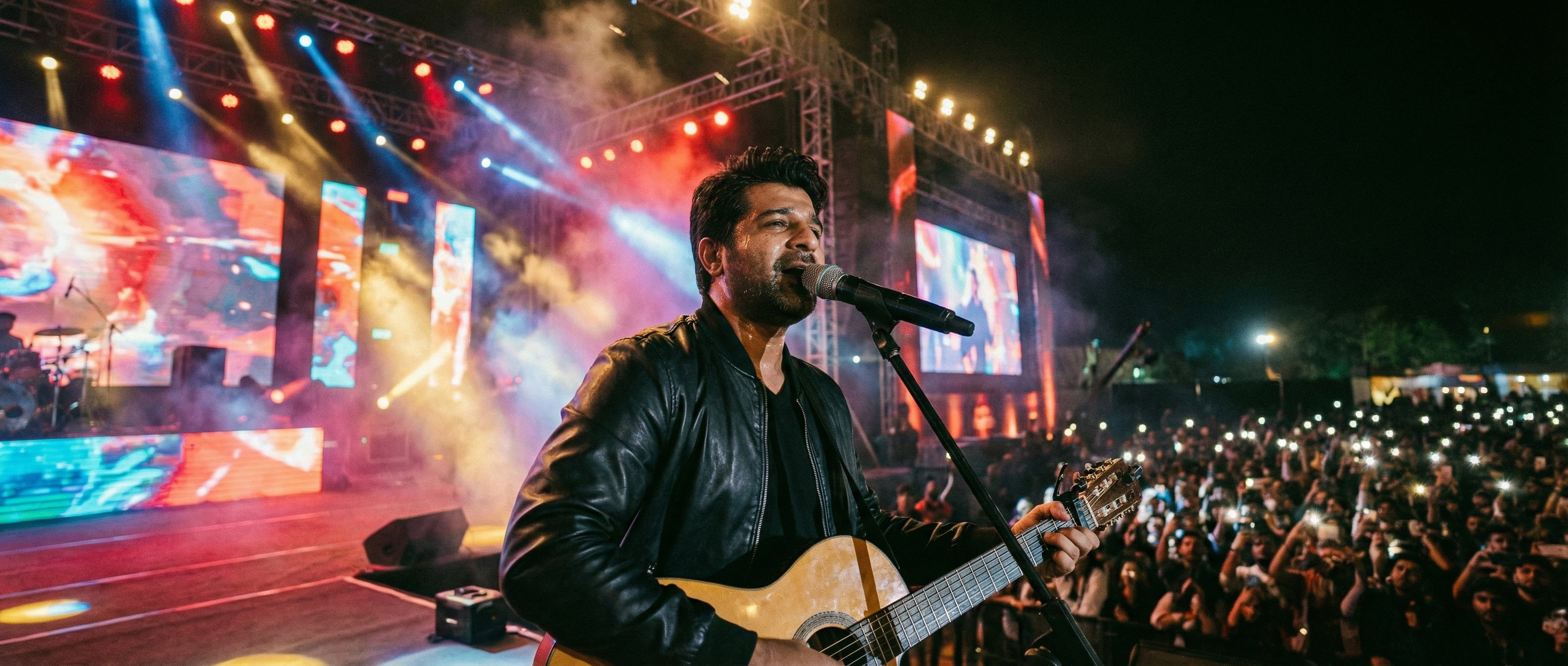 Shuja Haider performing live